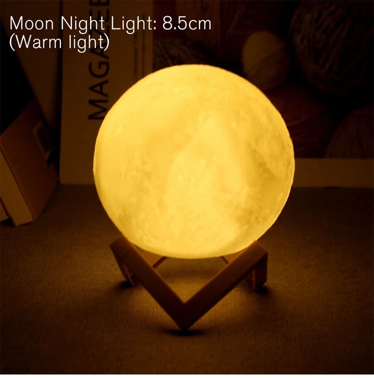 DIY LED Moon Night Light