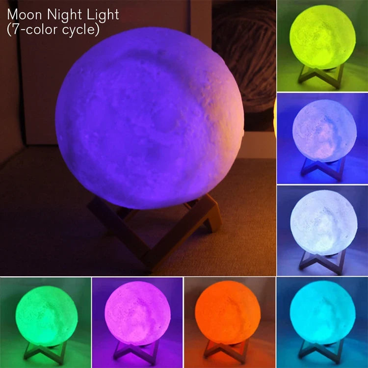 DIY LED Moon Night Light