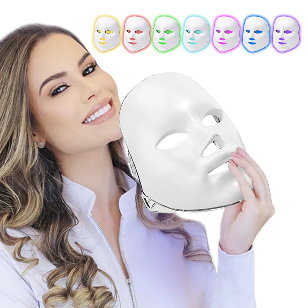 Mascara Facial LED de Terapia de Luz