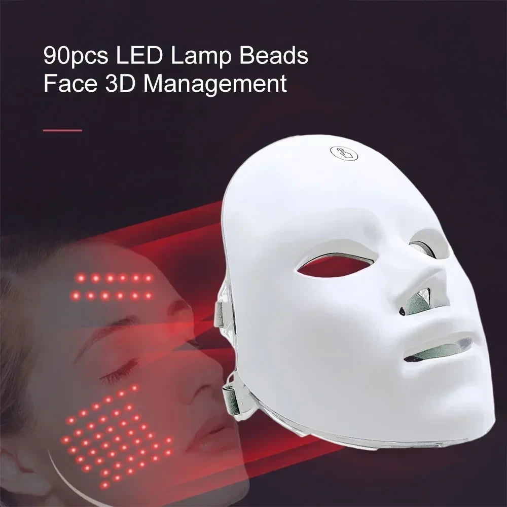 Mascara Facial LED de Terapia de Luz