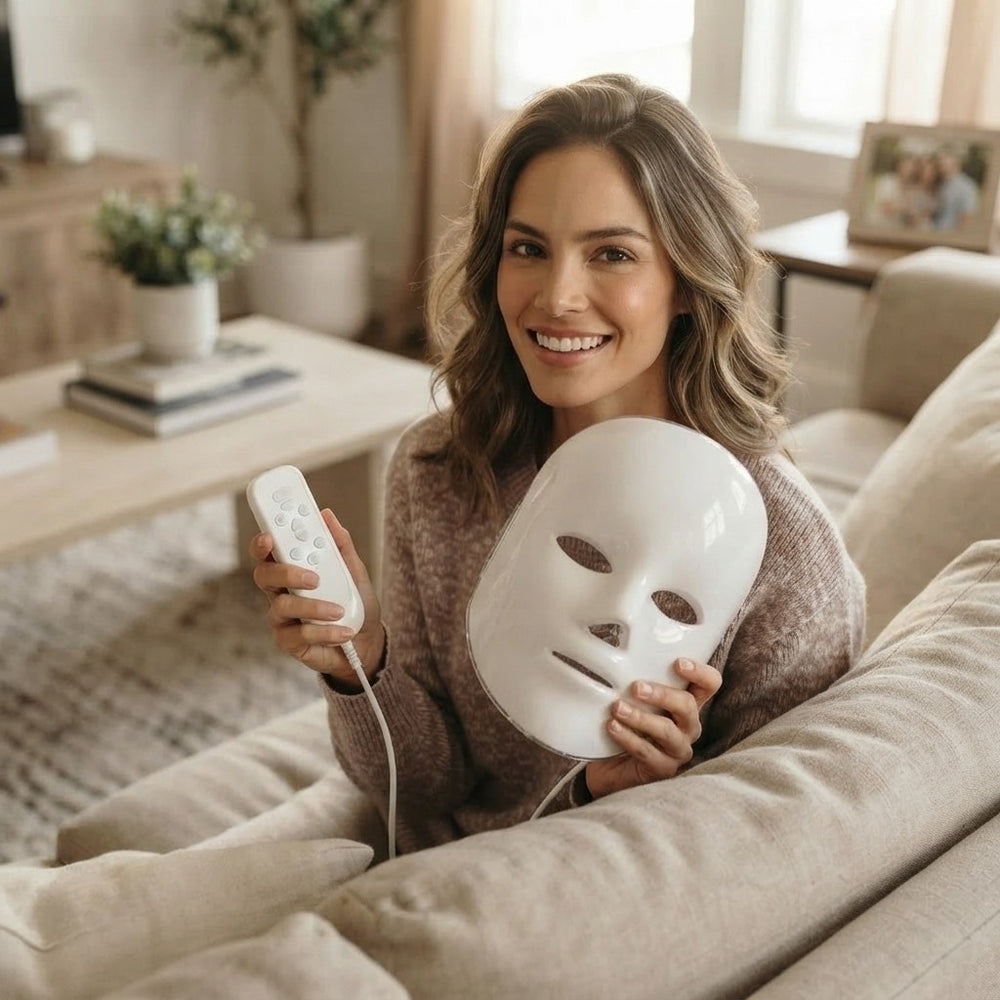 Mascara Facial LED de Terapia de Luz
