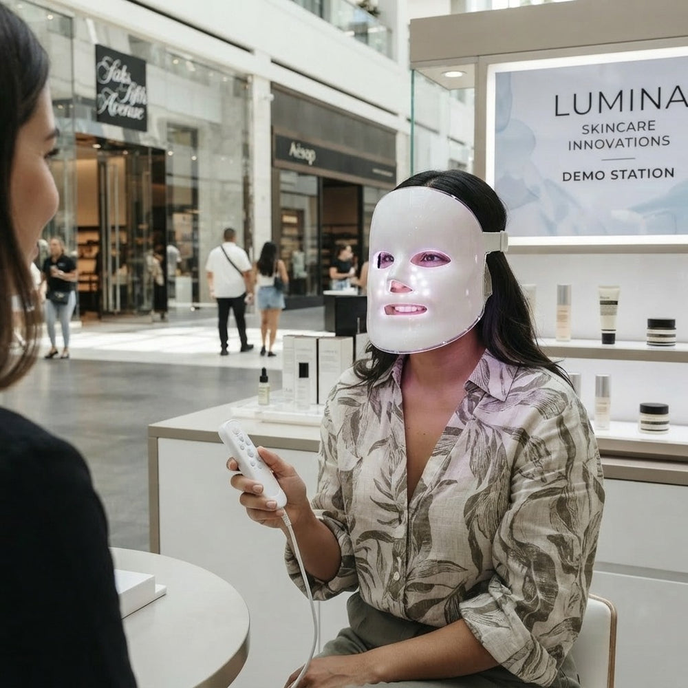 Mascara Facial LED de Terapia de Luz